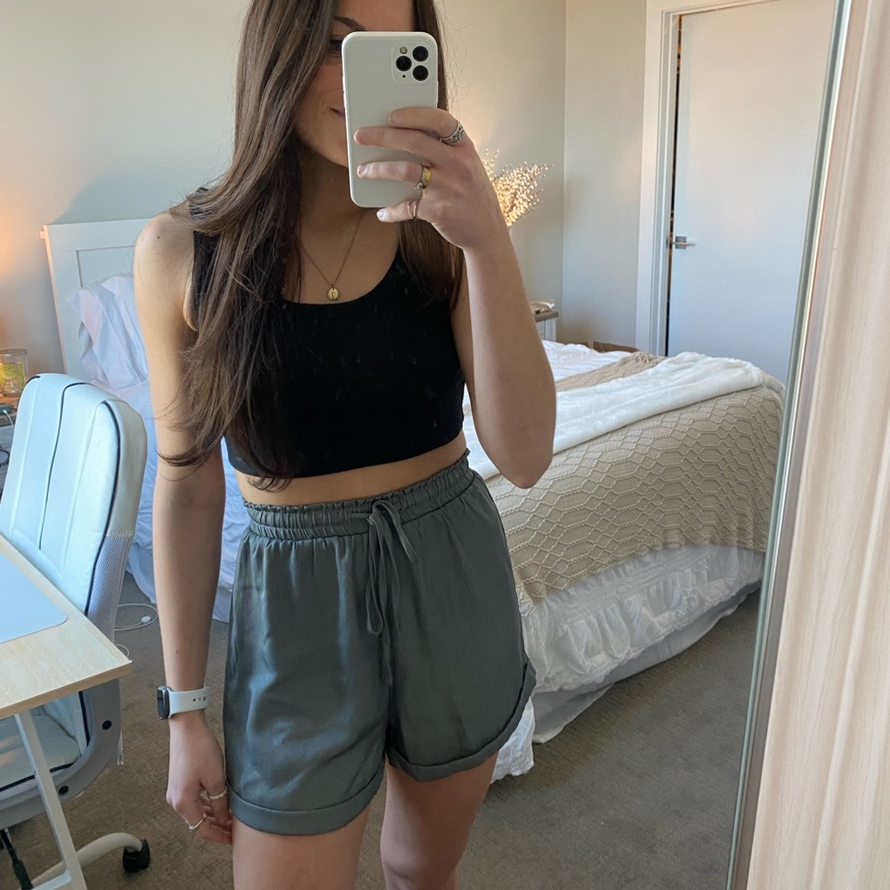 Comfortable High-Wasted Shorts- Shein Size Small